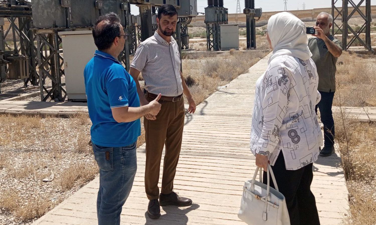 محطة تحويل كهرباء في ريف دمشق - 4 تموز 2025 (وزارة الطاقة السورية)
