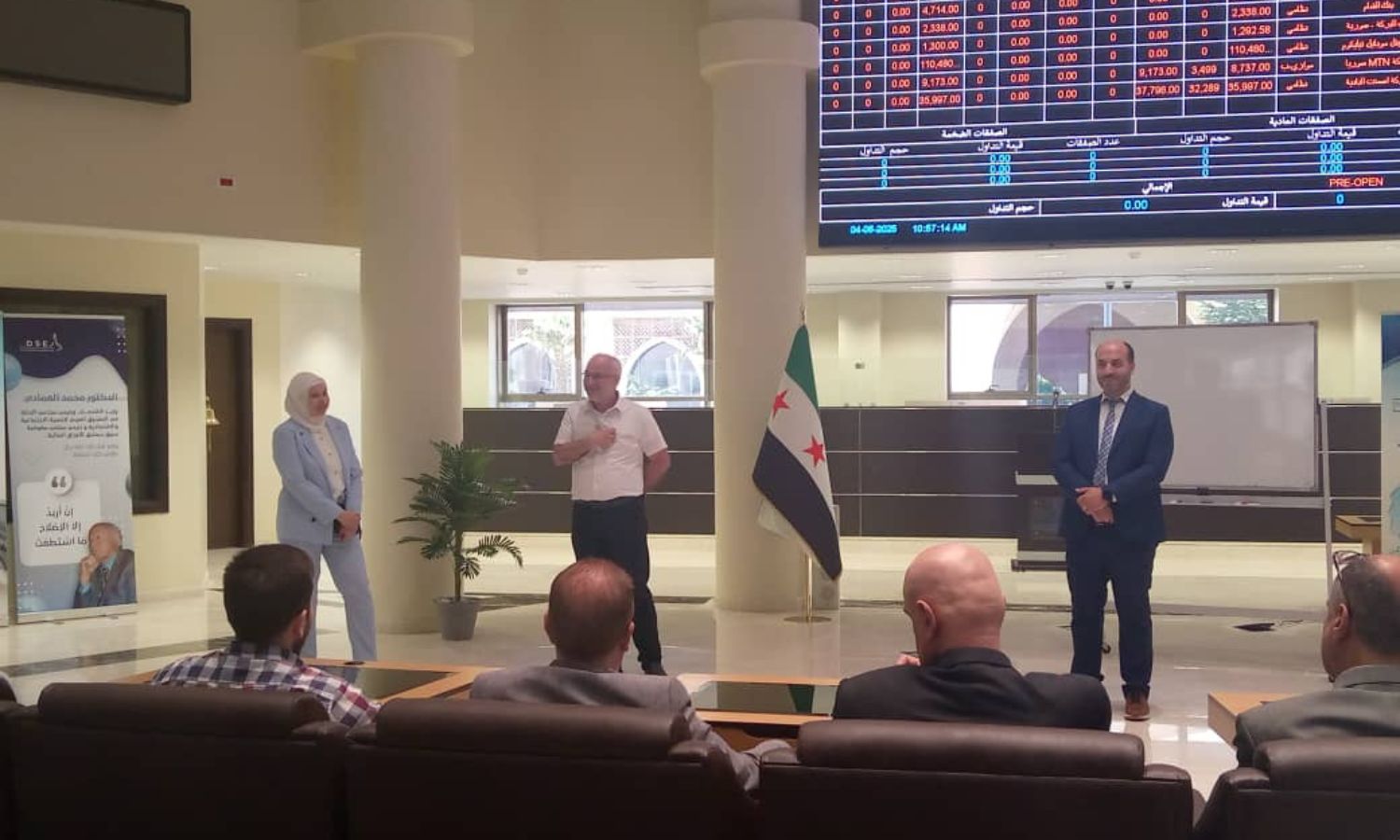 مجلس إدارة "سوق دمشق للأوراق المالية" يستقبل عدد من الإعلاميين السوريين بدمشق- 4 حزيران 2025 (سوق دمشق)