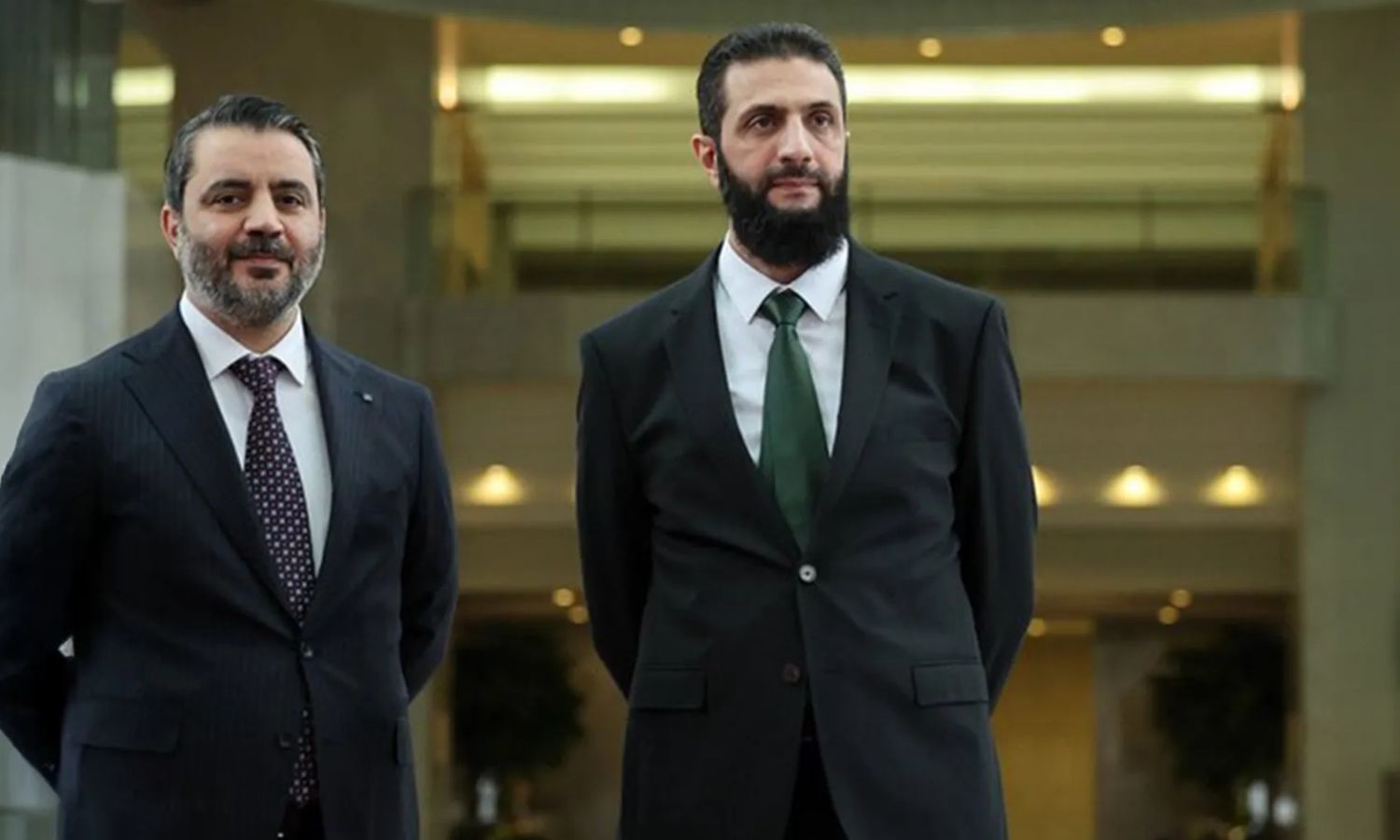 الرئيس السوري أحمد الشرع ووزير الخارجية أسعد الشيباني
