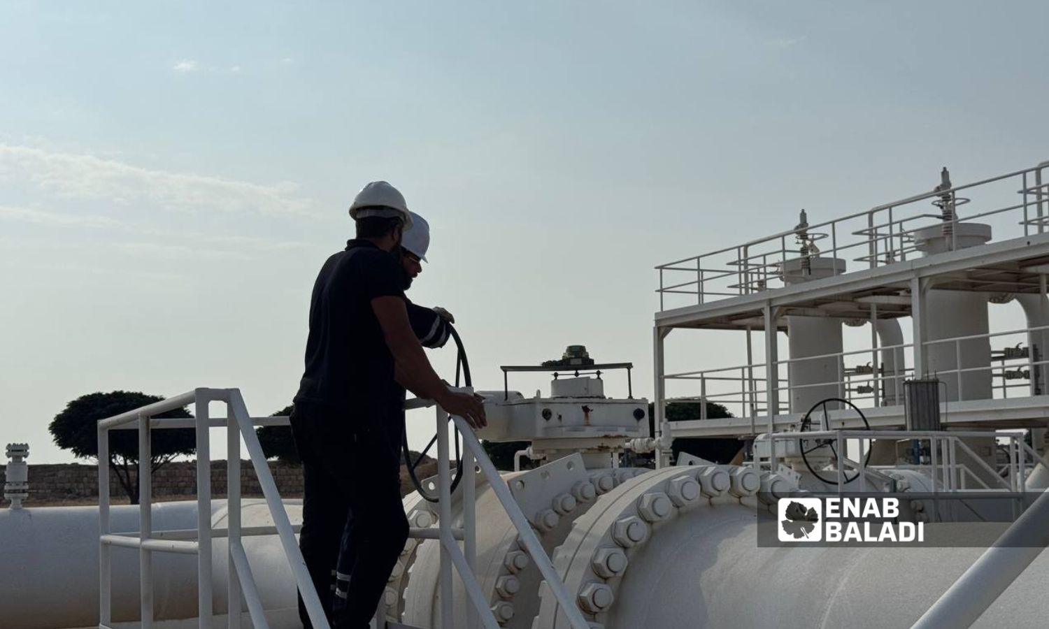 بدء أول تدفق للغاز الطبيعي من تركيا إلى سوريا - 2 آب 2025 (/ ديان جنباز)