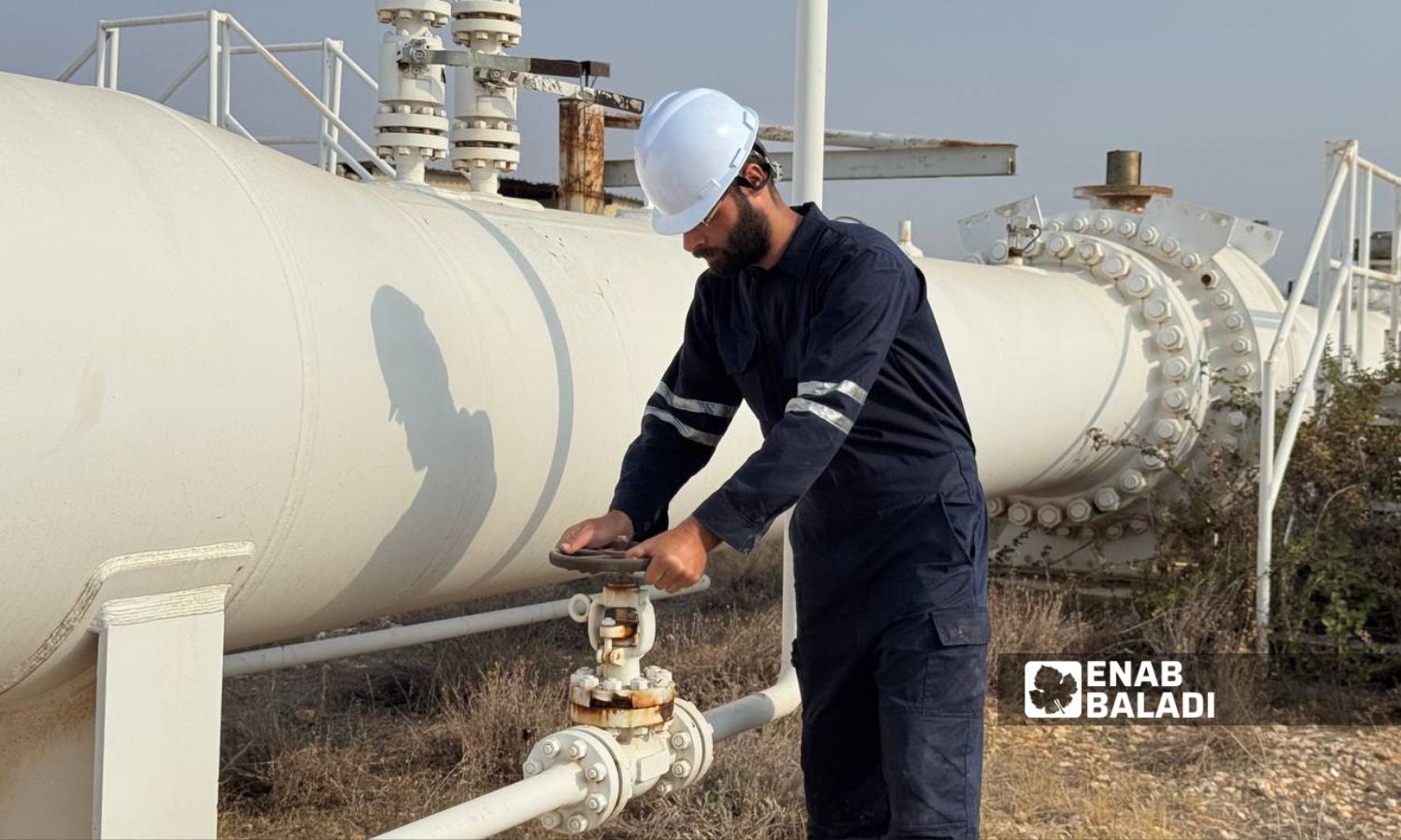 بدء أول تدفق للغاز الطبيعي من تركيا إلى سوريا - 2 آب 2025 (/ ديان جنباز)