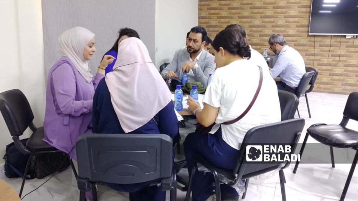 من ورشة مناقشة مسودة مدونة السلوك في دمشق ـ 14 أيلول 2025 (/ عمر علاء الدين)
