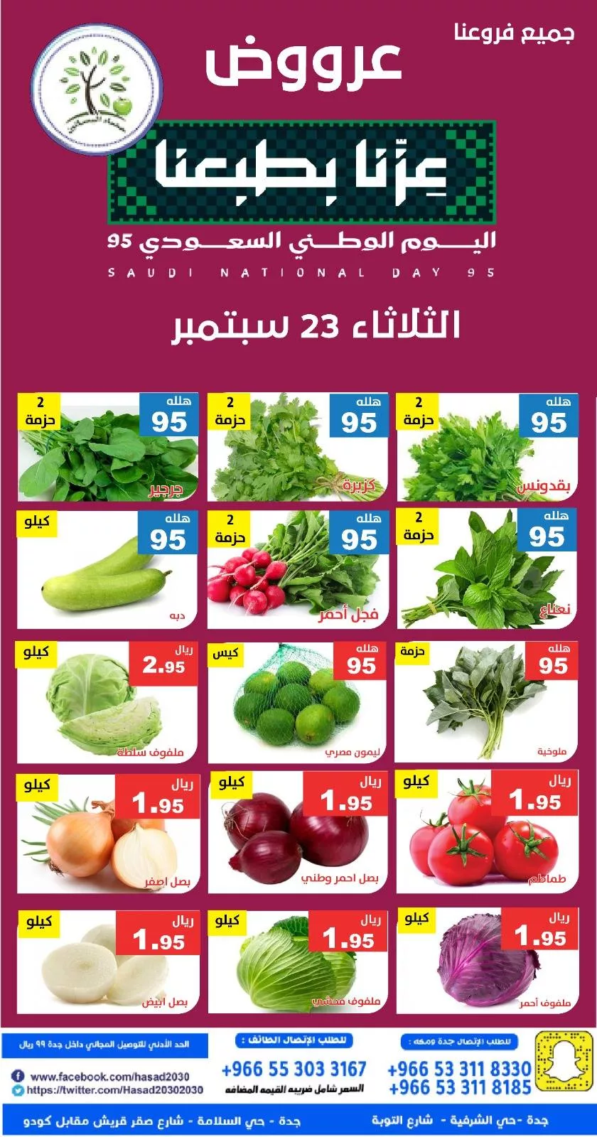 550459088 1124061603165860 554032758924181067 n 346231343 - عروض مؤسسة حصاد البساتين لليوم الوطني 95 الثلاثاء 23 سبتمبر 2025 اليوم فقط