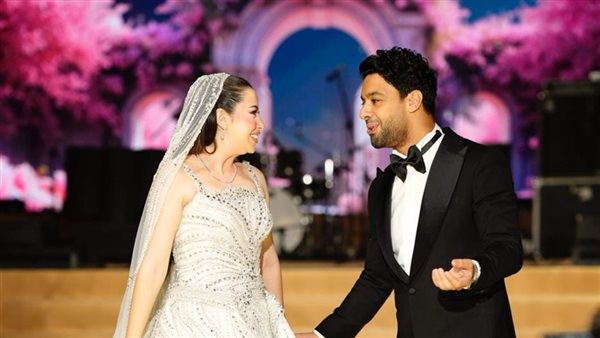 تامر عاشور ورامي صبري وشيماء سيف.. نجوم الفن في زفاف أحمد جمال وفرح الموجي (صور)