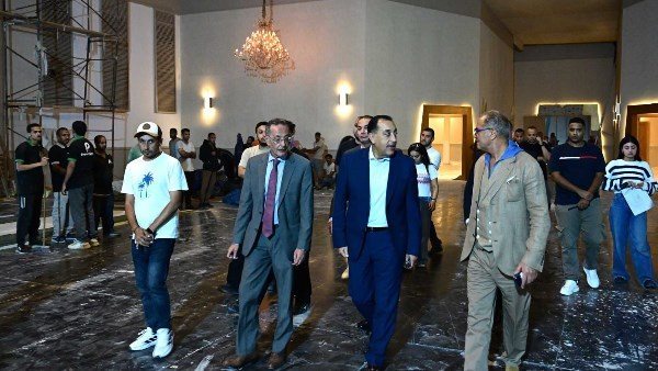 رئيس الوزراء يتابع ميدانيا اللمسات النهائية استعدادا لاحتفالية افتتاح المتحف الكبير