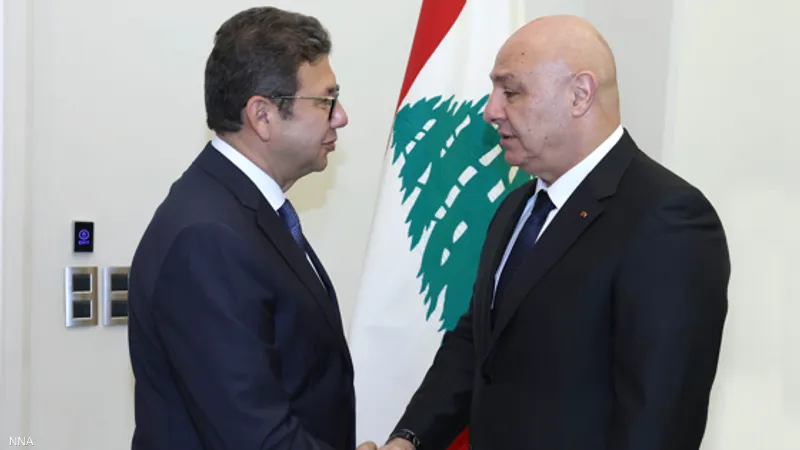 لبنان.. الرئيس عون يستقبل رئيس المخابرات العامة المصرية