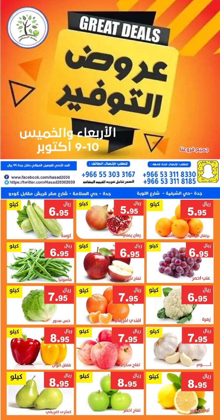 عروض مؤسسة حصاد البساتين ليومي 9 و 10 اكتوبر 2025 عروض التوفير 4 imge0ca20104a1a2dcbeb3850683a2ea4f9 - عروض مؤسسة حصاد البساتين ليومي 9 و 10 اكتوبر 2025 عروض التوفير
