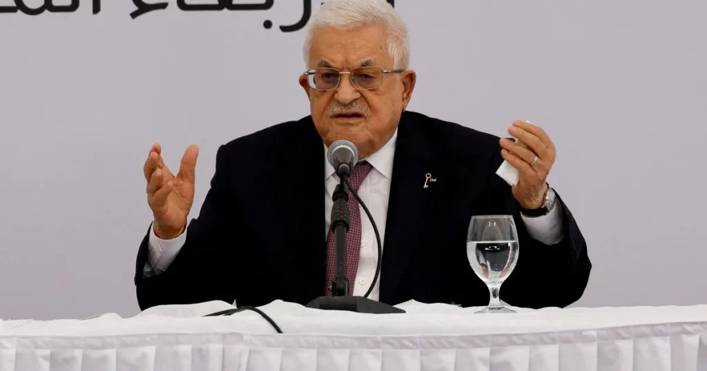 إعلان بتولي نائب الرئيس السلطة الفلسطينية حال شغور المنصب