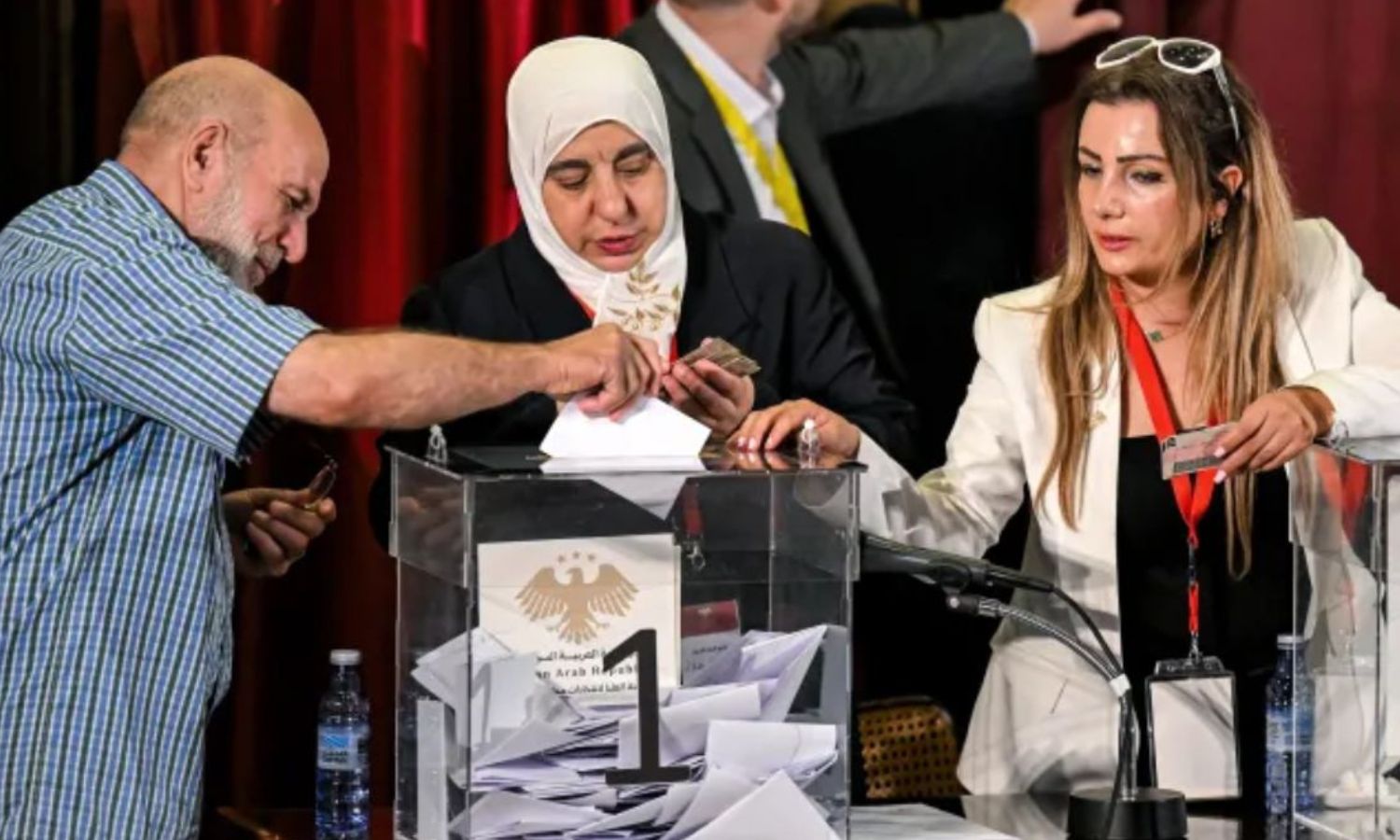 ست نساء فقط حصلن على مقاعد في مجلس الشعب المنتخب من أصل 119 عضوًا جرى انتخابهم - 5 تشرين الأول 2025 (فرانس برس) 