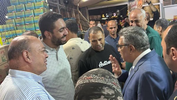 محافظ الدقهلية في جولة ليلية بشوارع مدينة المنصورة