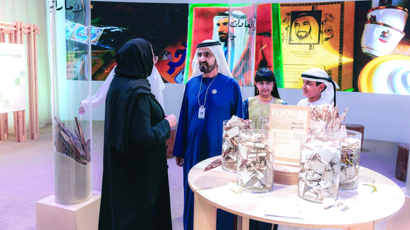 محمد بن راشد يزور معرض «هويتنا الوطنية: إرث وأمانة»