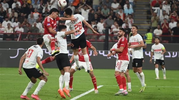 الأهلي بطل كأس السوبر المصري بالفوز على الزمالك