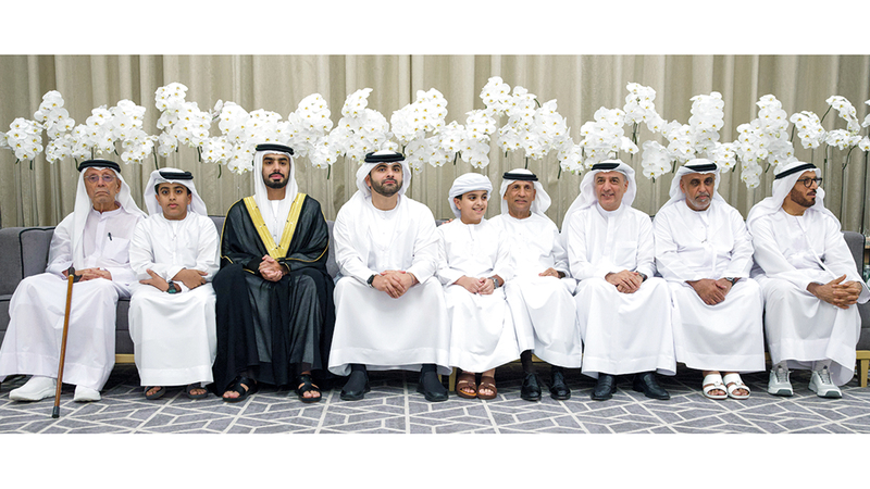 منصور بن محمد يحضر أفراح عبدالغفار حسين والمري