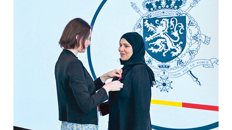 حبيبة الصفار.. أول عالمة إماراتية تفوز بوسام ليوبولد البلجيكي برتبة «فارس»