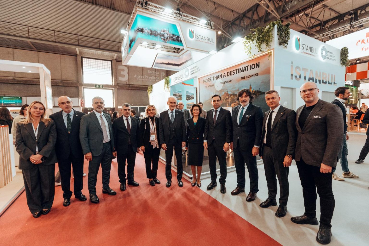 برشلونة.. رئيس غرفة تجارة إسطنبول يشارك في معرض “IBTM World 2025”