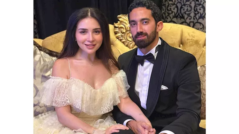 بفستان ” دانتيل أوف وايت”.. مي عز الدين تنشر الصور الأولى من عقد قرانه