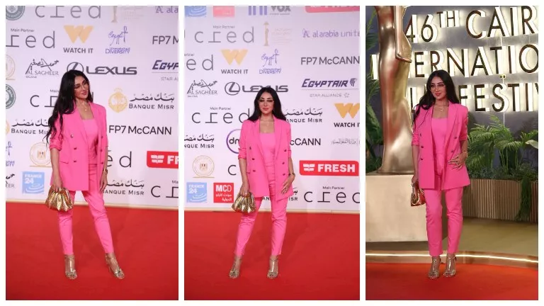 “بدلة بينك”.. سامية طرابلسي تتألق في مهرجان القاهرة السينمائي