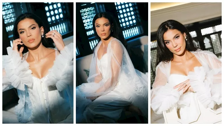 هايدي خالد تنشر 15 صورة جديدة من حفل زفافها على هادي الباجوري