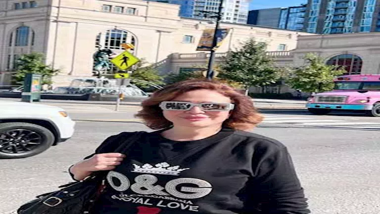 إلهام شاهين تستمتع بوقتها في مدينة ناشفيل الأمريكية