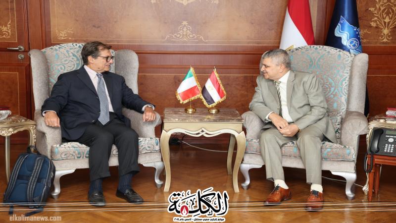 أسامة ربيع يلتقي المبعوث الإيطالي لمشروع الممر الاقتصادي الهند الشرق الأوسط أوروبا ”IMEC” | أخبار وتقارير | بوابة الكلمة