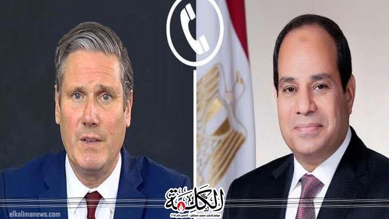 الرئيس السيسي يتلقى اتصالًا هاتفيًا رئيس وزراء المملكة المتحدة | أخبار وتقارير | بوابة الكلمة