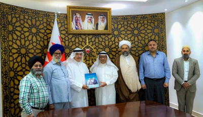 رئيس الأوقاف الجعفرية يستقبل رئيس جمعية البحرين لتسامح وتعايش الأديان «تعايش» – الوطن