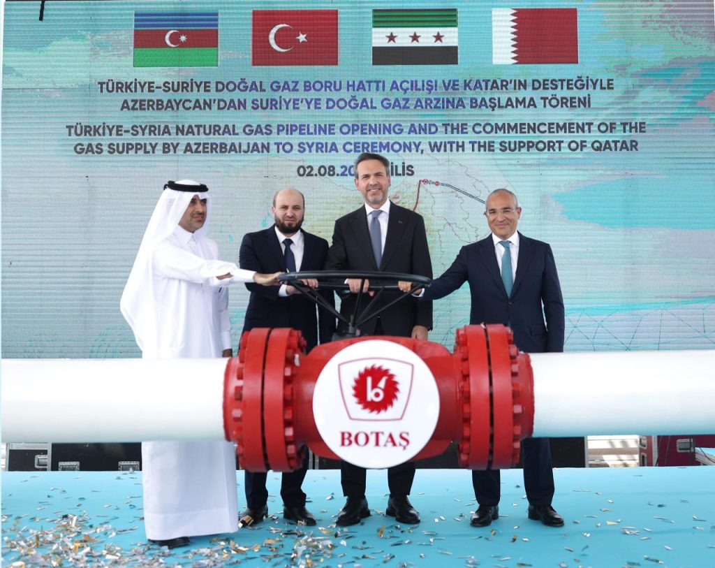 ممر كيليس–حلب.. تركيا تعيد رسم خريطة الطاقة في المشرق عبر تحالف الغاز الثلاثي