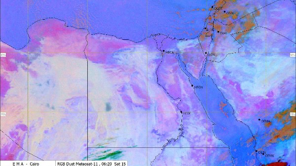 الأرصاد تحذر سكان القاهرة الكبرى وشمال الصعيد من ظاهرة جوية صباح غدٍ