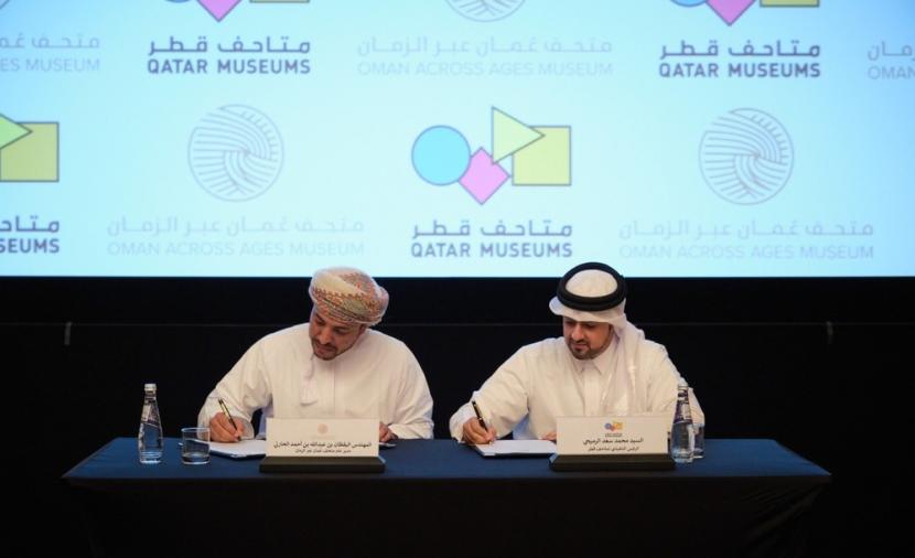 متحف عُمان عبر الزمان يوقع مذكرة تفاهم مع “متاحف قطر”