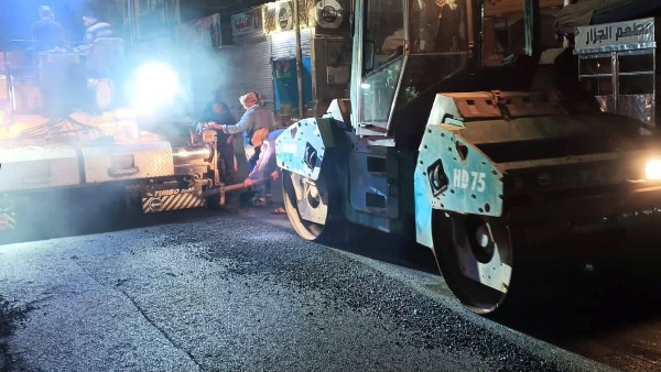 الانتهاء من رصف شوارع داخلية بدار السلام في سوهاج