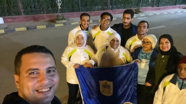 رئيس جامعة بورسعيد يهنئ فاطمة النجار لحصولها على ذهبية رفع الأثقال