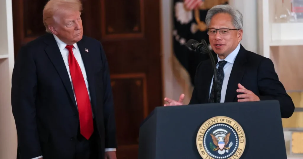 إنفيديا تتوقع تفوق الصين على أميركا في سباق الذكاء الاصطناعي