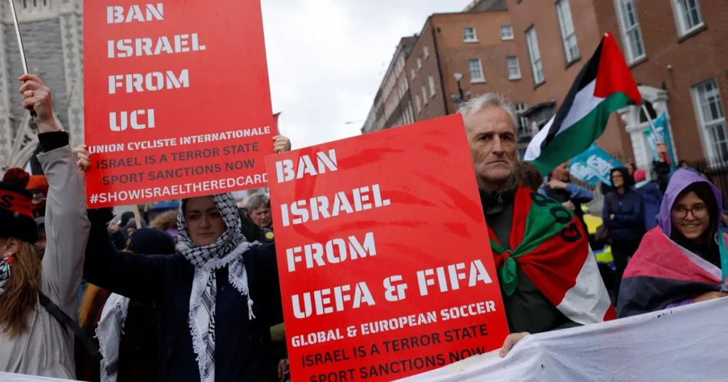 الاتحاد الإيرلندي يصوت على دعوة “اليويفا” لحظر إسرائيل السبت