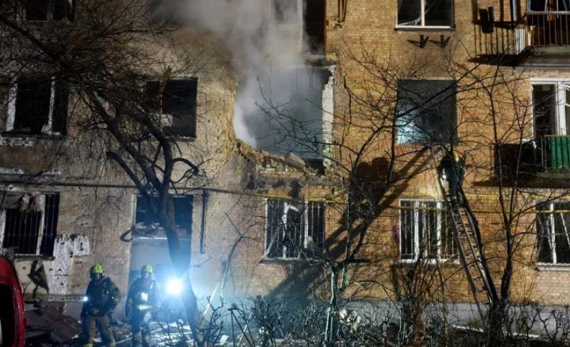 قتلى وجرحى في هجوم روسي كبير على العاصمة الأوكرانية