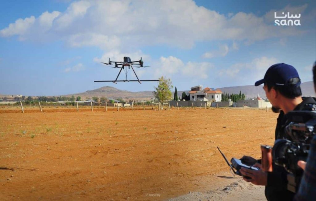 الطائرات المسيّرة تعيد تعريف مكافحة الألغام في سوريَة.. إجراء أول تجربة رسمية بنجاح لافت