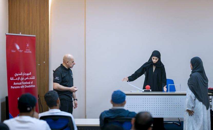 60 مشاركا في دورات تدريبية ضمن “مهرجان ذوي الإعاقة” في الرياضات البارالمبية