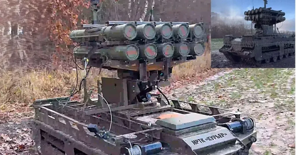 روسيا تنشر روبوت Courier “قاذف اللهب” على جبهة أوكرانيا