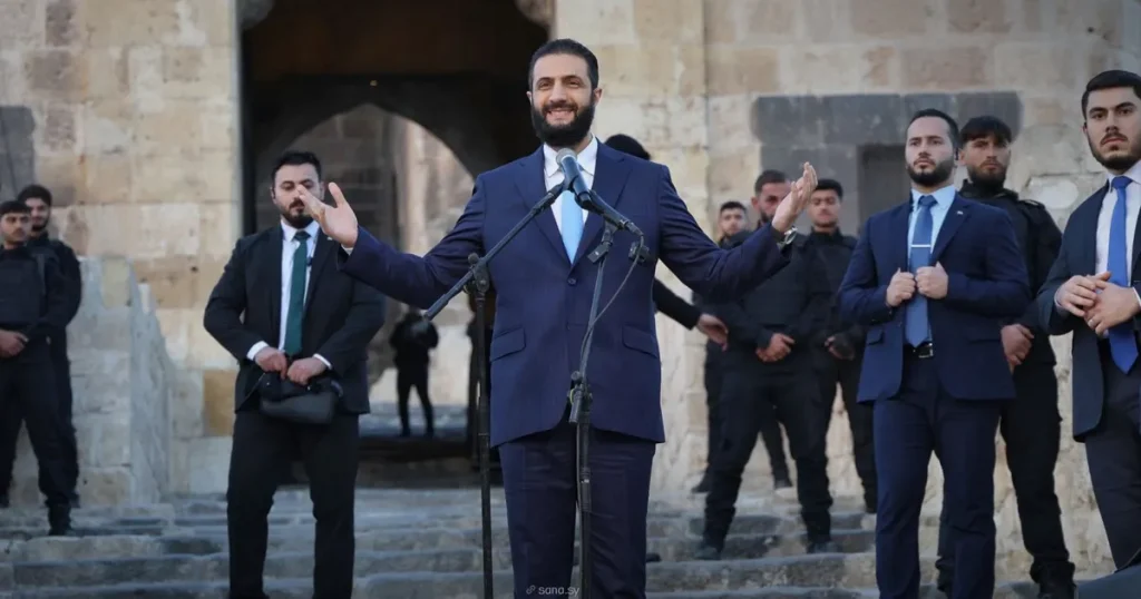 الشرع من قلعة حلب: سنعمل لإعادة بناء سوريا من جديد