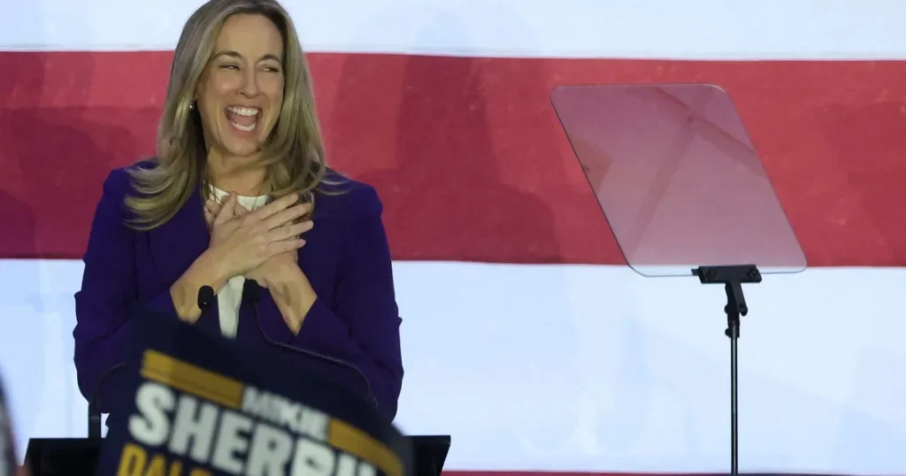 انتخاب الديمقراطية ميكي شيريل حاكمة لولاية نيوجيرسي