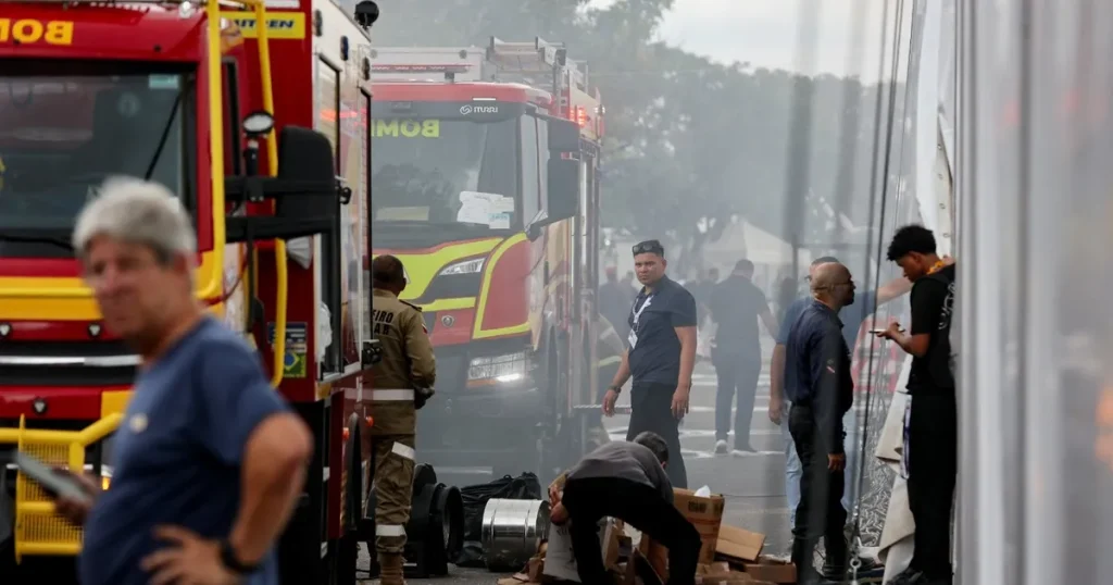 البرازيل.. إخلاء مقر انعقاد مؤتمر COP30 بسبب حريق