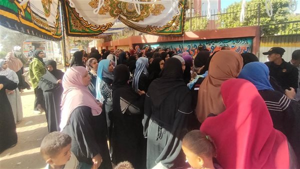 إقبال الناخبين أمام اللجان الانتخابية في يومها الثاني بالأقصر (صور)