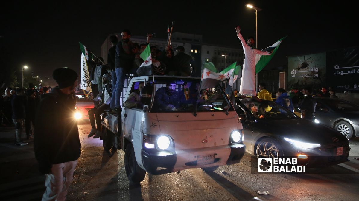 احتفالات شعبية في دمشق في الذكرى السنوية الأولى لسقوط نظام الأسد – 8 كانون الأول 2025 (/نور حمزة)