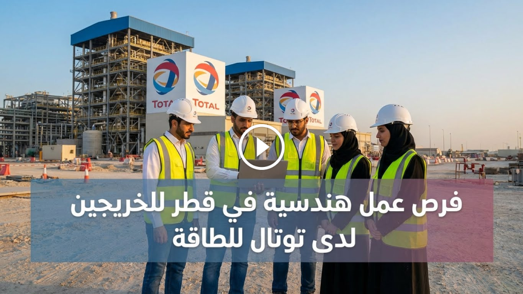 وظائف هندسية في قطر للخريجين الجدد لدي شركة توتال للطاقة
