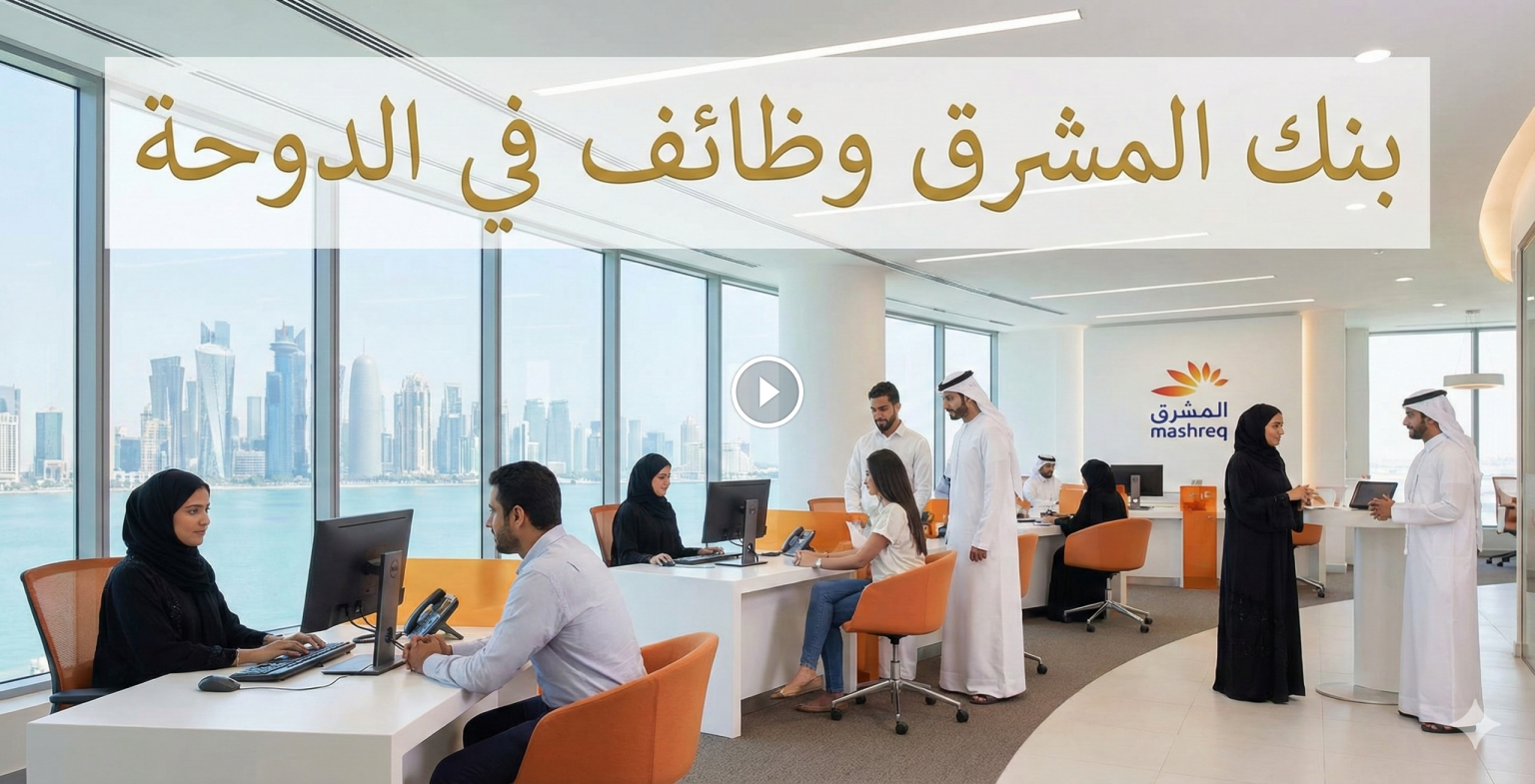 بنك المشرق وظائف شاغرة في الدوحة بدوام كامل