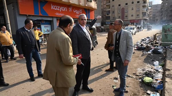 جولة مفاجئة لمحافظ الغربية بشارع الترعة بالمحلة الكبرى