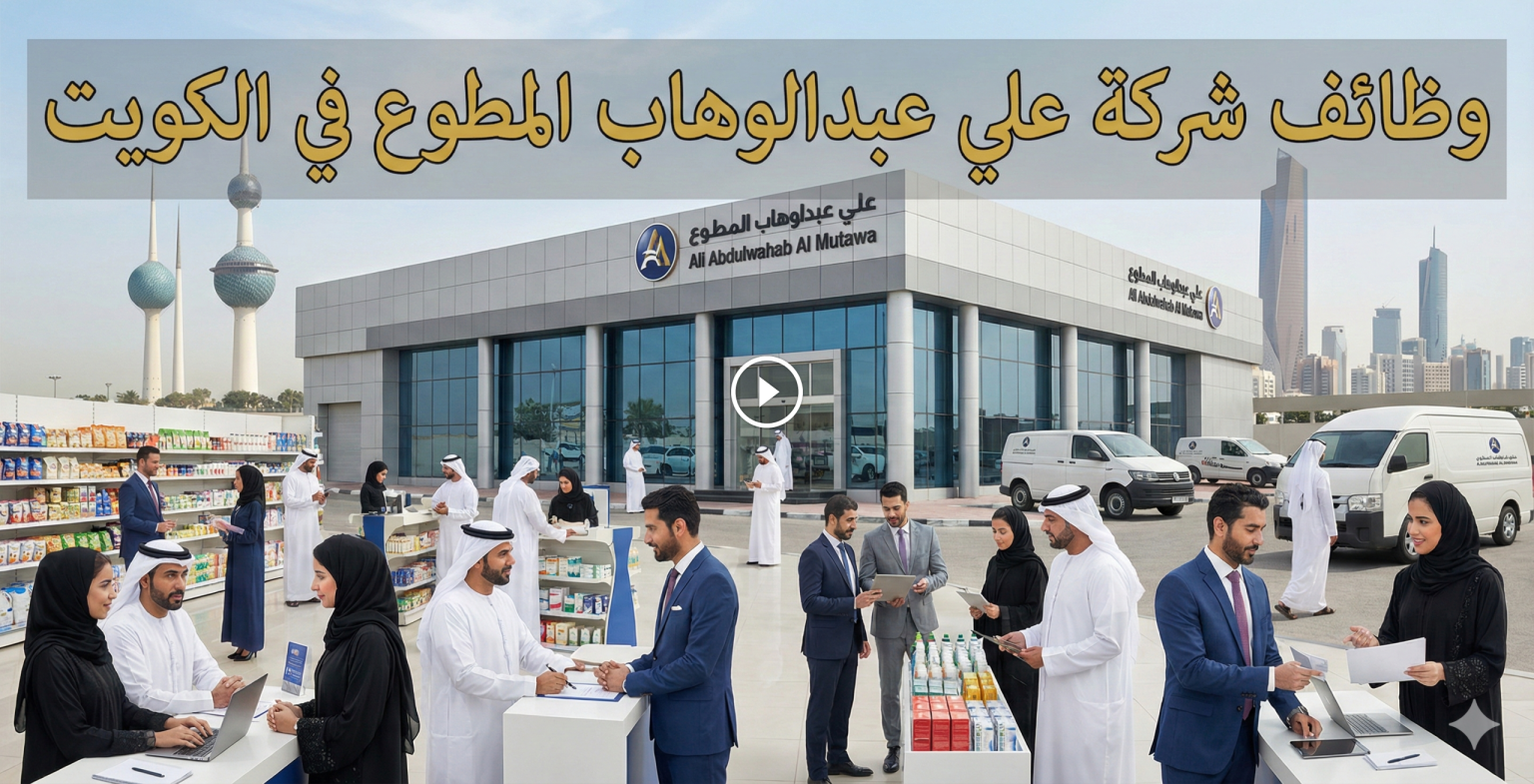 وظائف شركة علي عبدالوهاب المطوع في الكويت لعدد من التخصصات