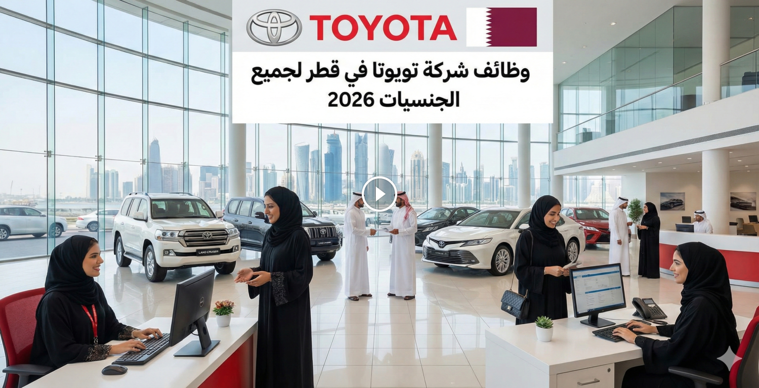 وظائف شركة تويوتا في قطر لجميع الجنسيات 2026