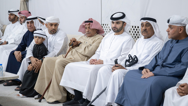 منصور بن محمد يعزّي في وفاة نهيه مرزوق راشد الرشدان