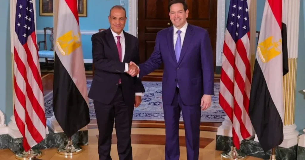 وزيرا خارجية مصر وأمريكا يبحثان تطورات غزة والسودان ولبنان