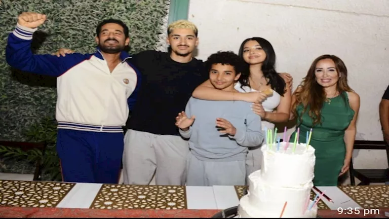 شيماء فوزي تحتفل بعيد ميلاد زوجها عمرو سعد بصحبة أبنائه (صور)